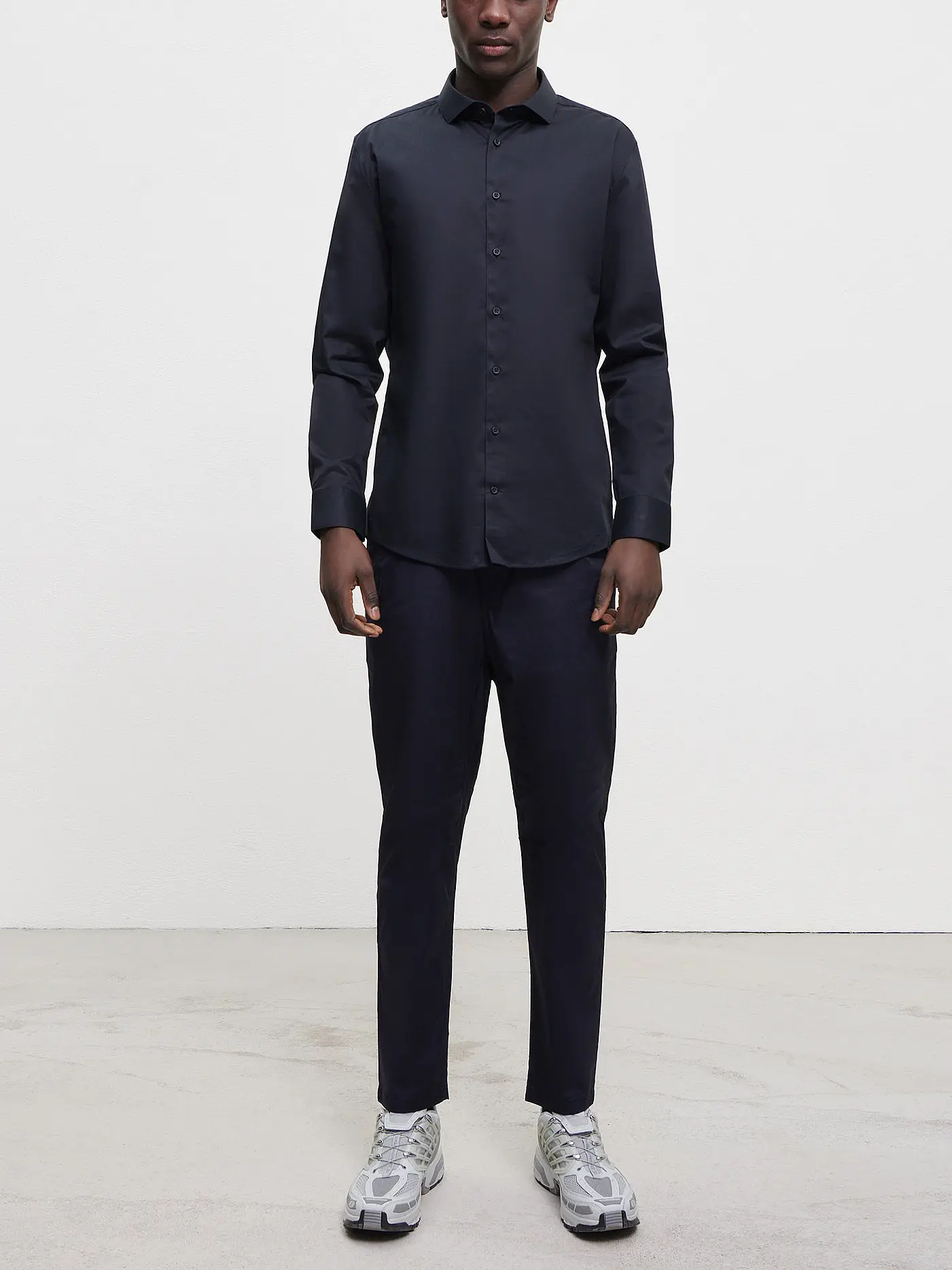DRYKORN | Hemd Slim Fit ELIAS | schwarz